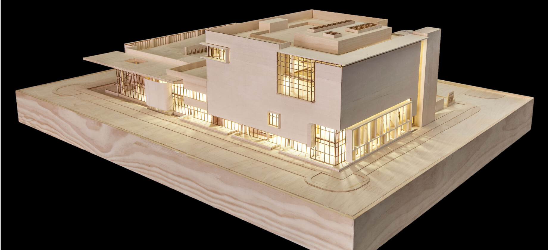 Architectural model of the Museum of the American Arts & Craft Movement